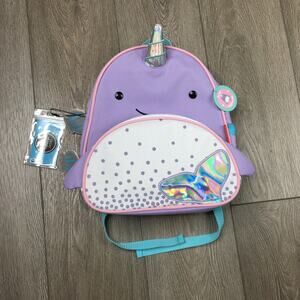 Skip Hop Zoo Warhal Purple toddler adapted backpack tubie2go NWT